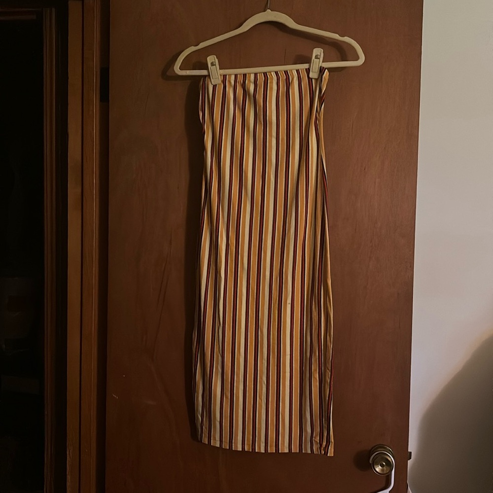 Striped maxi dress